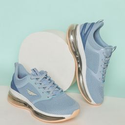 Red Tape Women Blue Mesh Air Plus Walking Shoes-picture-14