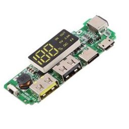 18650 5V 2.4A Lithium, Battery Digital Display, Charging Module Dual, USB Output Band, Display Booster, Mmodule-11