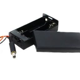 18650 x 2 battery holder with cover and On/Off Switch With DC jack-15