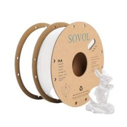 Sovol Matte 1.75mm PLA filaments White 1kg x 2-49
