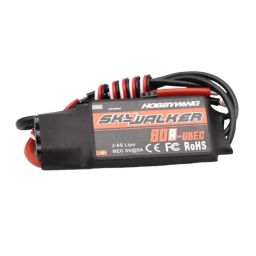 Hobbywing Skywalker 80A Brushless ESC With Pre-welded T-Plug for RC Aircraft & Drones - RS5185 Hobbywing Skywalker 80A Brushless ESC With Pre-welded T-Plug for RC Aircraft & Drones - RS5185-26