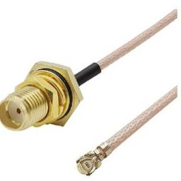 25CM IPEX1 to SMA Female Connector Cable 11mm RG178-40
