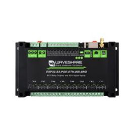 Waveshare Industrial 8-Channel ESP32-S3 WiFi Relay Module, Onboard Isolated CAN Interface with Common network port-4