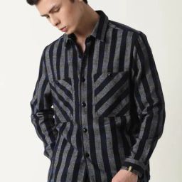 Rare Rabbit Navy Nylon Solid Regular Fit Jacket-picture-1