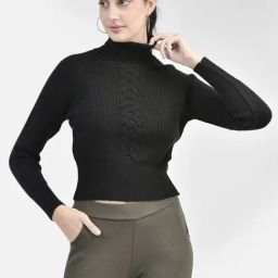Crimsoune Club Black Regular Fit Sweater-image-47