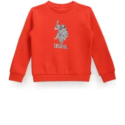 U.S. Polo Assn. Kids Red Printed Full Sleeves T-Shirt-picture-22