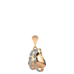 VALANOVA 14K Rose Gold Certified 0.23Ct Lab Grown Diamond Pendant-picture-1