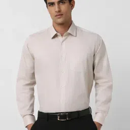 Van Heusen Beige Cotton Regular Fit Printed Shirt-picture-26