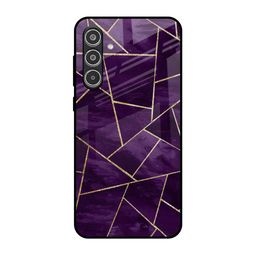 QRIOH Unisex Geometric Printed Samsung Galaxy A56 5G Purple Back Case Mobile Accessories-image-13