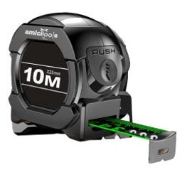 amiciTools 10m Measuring Tape with Auto-Locking and Retracting Feature-46