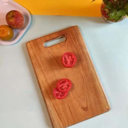 Crayton Classic Brown Wooden Chopping Board - Set of 1-image-31