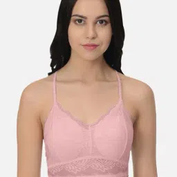Mod & Shy Pink Non Wired Padded Bralette Bra-picture-26