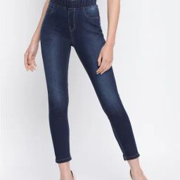 Tales & Stories Blue Skinny Fit Jeggings-image-46