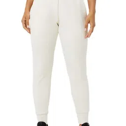 Asics Off White Regular Fit Joggers-image-57