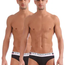 U.S. Polo Assn. Black Briefs - Pack Of 2-image-29