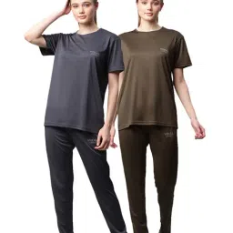 Vimal Jonney Multicolored Regular Fit T-Shirt With Trackpants (Pack Of 2)-image-57