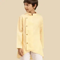 Sanwara Kids Yellow Cotton Regular Fit Kurta-picture-46