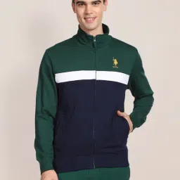 U.S. Polo Assn. Green Regular Fit Cotton Sweatshirt-picture-35