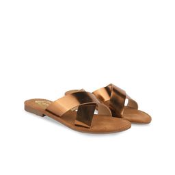 Stylestry Women Colourblocked Open Toe Flats with Bows-image-17