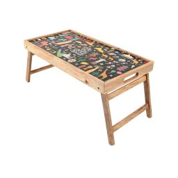 Chumbak Take the Scenic Route Black Breakfast Table - Set of 1 image 2