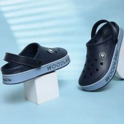 Woodland Men's Navy & Dark Blue Clogs-picture-20
