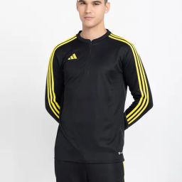 adidas Black Slim Fit Tiro 23 Club Sports Track Top-image-22