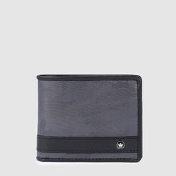 Louis Philippe Sport Men Camouflage Printed Leather Two Fold Wallet-picture-6