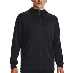 Under Armour Black Loose Fit Hooded Sweatshirt-image-44