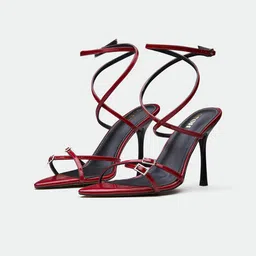 Oroh Lincoln Leather Stiletto Heel Sandals-27