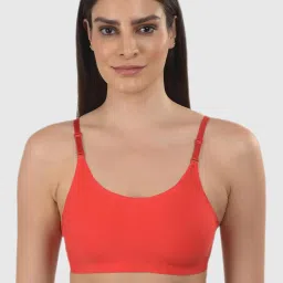 mod & shy Red Solid Lightly Padded Bra image 1