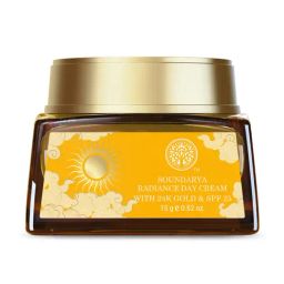 Forest Essentials Soundarya Radiance Anti Ageing Moisturiser Day Cream with 24K Gold SPF 25 - 15 gm-11