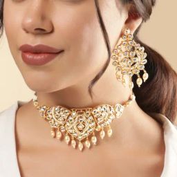 Rubans Gold-Tone Plated Set for Women-picture-6