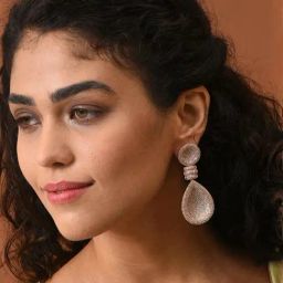 Sohi Gold Plated Designer Stud Earrings-0