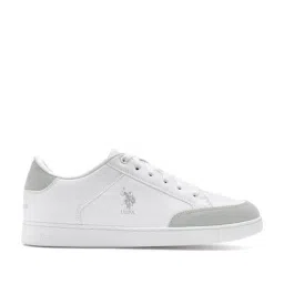 U.S. Polo Assn. Men's White Casual Sneakers-picture-2