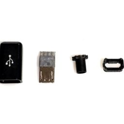YT2153Y Micro USB 4pin Male Connector for Charging, Data, OTG Cable-Unassembled-9