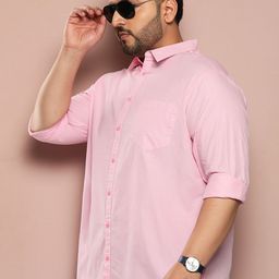 Sztori Men Plus Size Classic Pure Cotton Casual Shirt-image-92