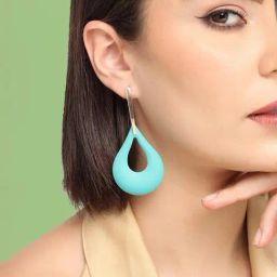 Sohi Gold Plated Casual Designer Drop Earrings-image-70