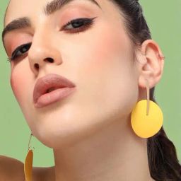 Sohi Gold Plated Casual Designer Drop Earrings-image-69