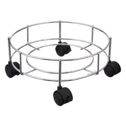 Hettich Stainless Steel Chrome Plated Finish Gas Cylinder Trolley with Wheels 921044500-picture-43