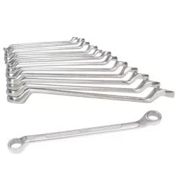 Freemans Chrome Vanadium Steel Ring Spanners Sets RS012 (Set Of 12 Pcs)-12