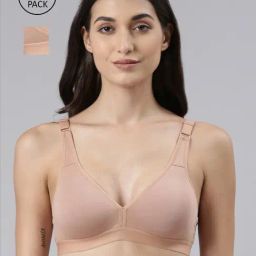Dollar Missy Beige Cotton Seamless Bra - Pack Of 2-image-67