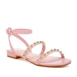 London Rag Women's Pink Ankle Strap Sandals-picture-41
