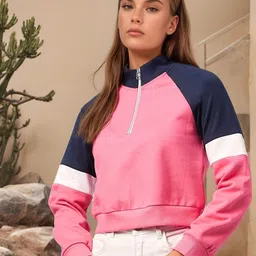 ZYNG Women Colourblocked Sweatshirt-picture-7