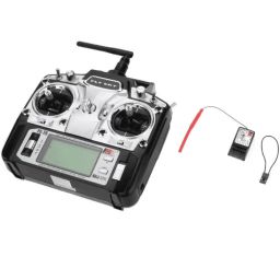 FlySky FS-T6 6CH Transmitter with FS-R6B Receiver image 1
