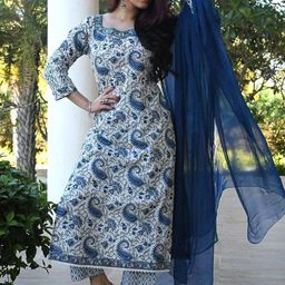 Moda Rapido Paisley Printed Sweetheart Neck Straight Kurta With Trouser And Dupatta-picture-33
