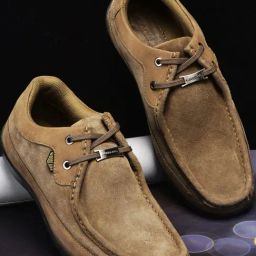 Woodland Men's Brown Derby Shoes-picture-20
