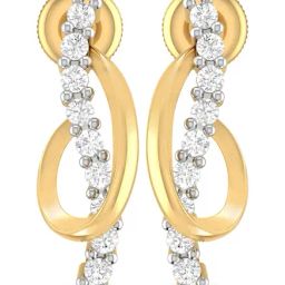 PC Jeweller Morfran 22 kt Gold Earrings-image-8