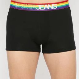 UnderJeans by Spykar Black Regular Fit Trunks-31