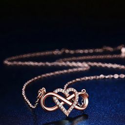 Thrillz Rose Gold-Plated Cubic zirconia Studded Chain-image-83