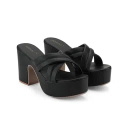 MOSAC Embellished Party Block Sandals-41